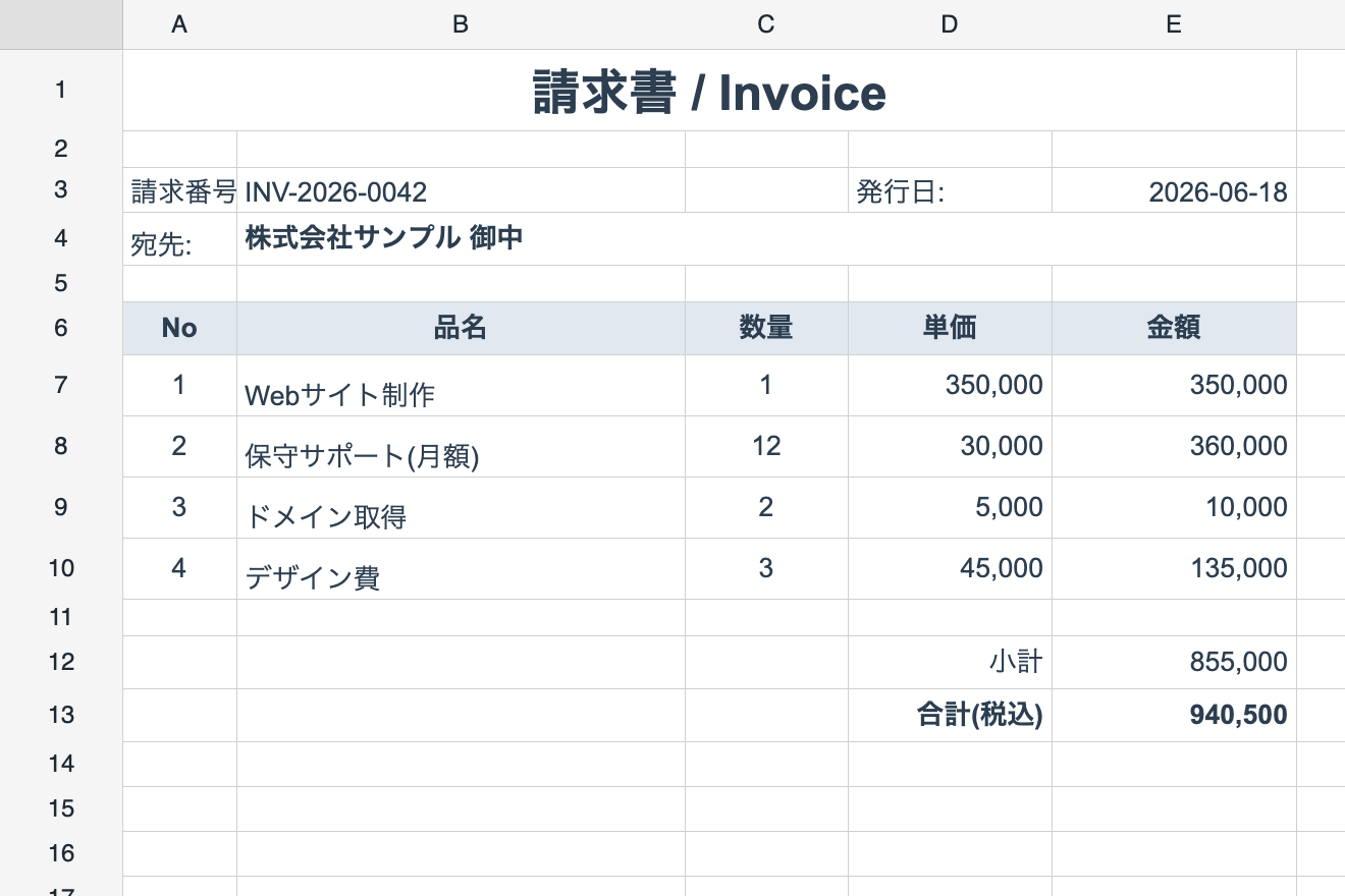 レポートバインディング